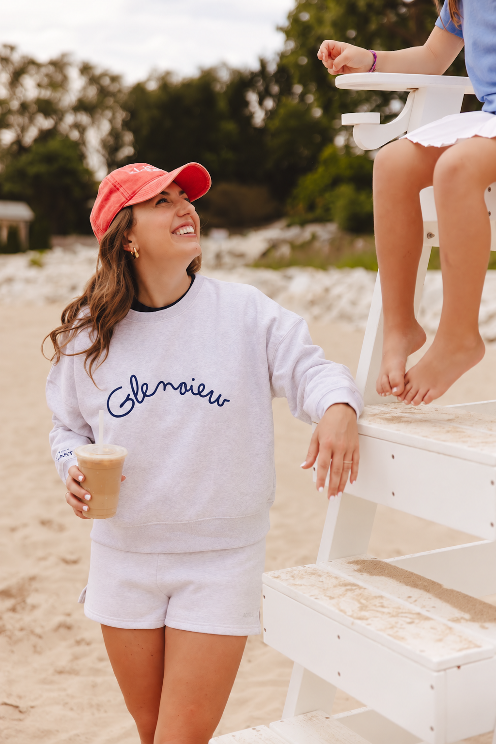 Glenview Women's Crewneck Sweatshirt, Gray