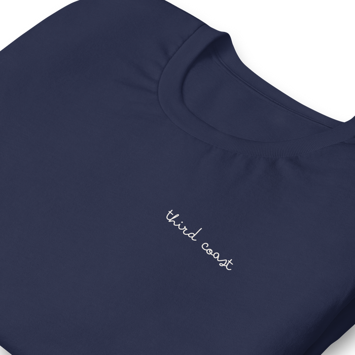 Third Coast Script Unisex T-shirt | Navy