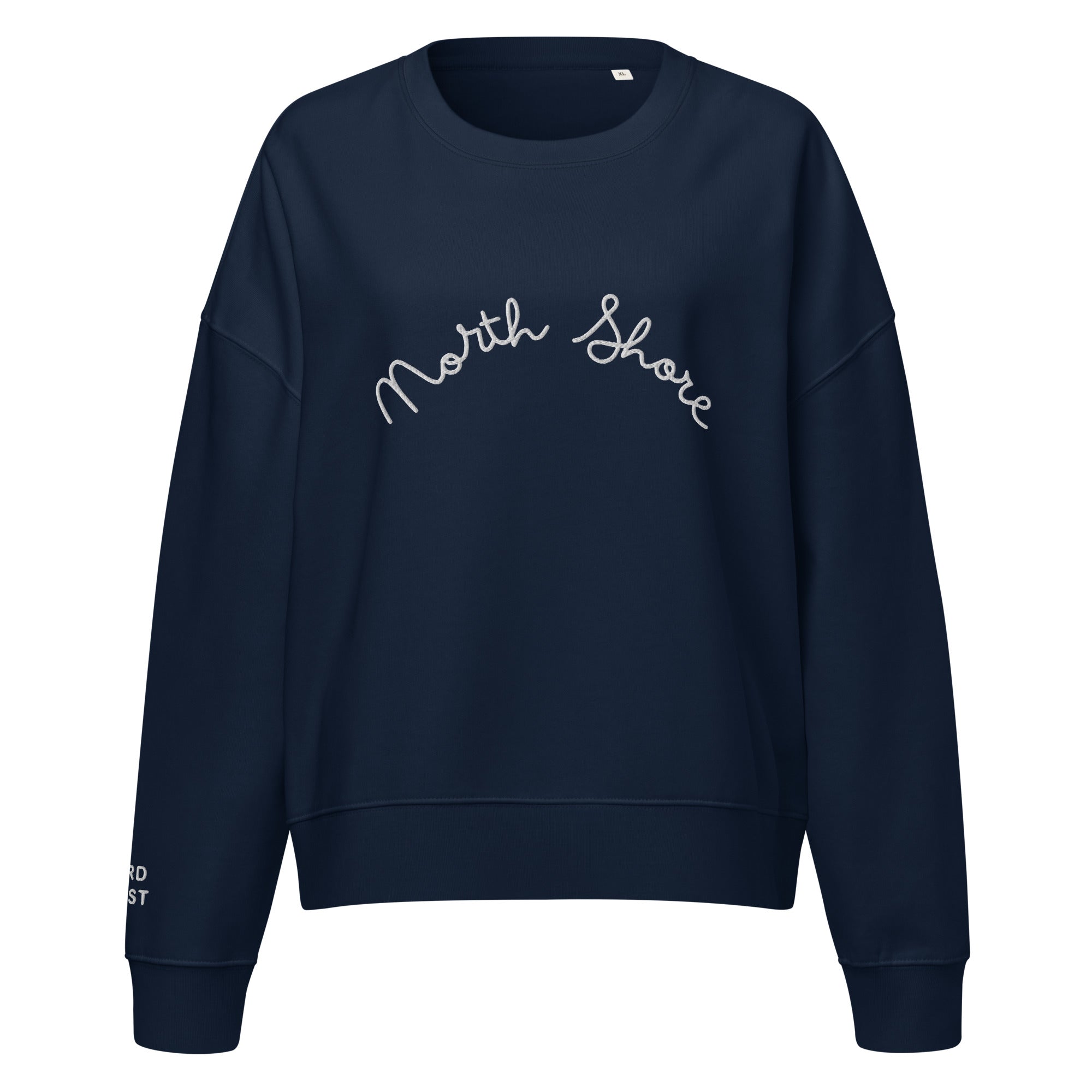 Lake Forest Script Women's Crewneck, Navy