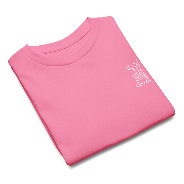 Saturdays are for Tower Road Beach T-shirt | Pink